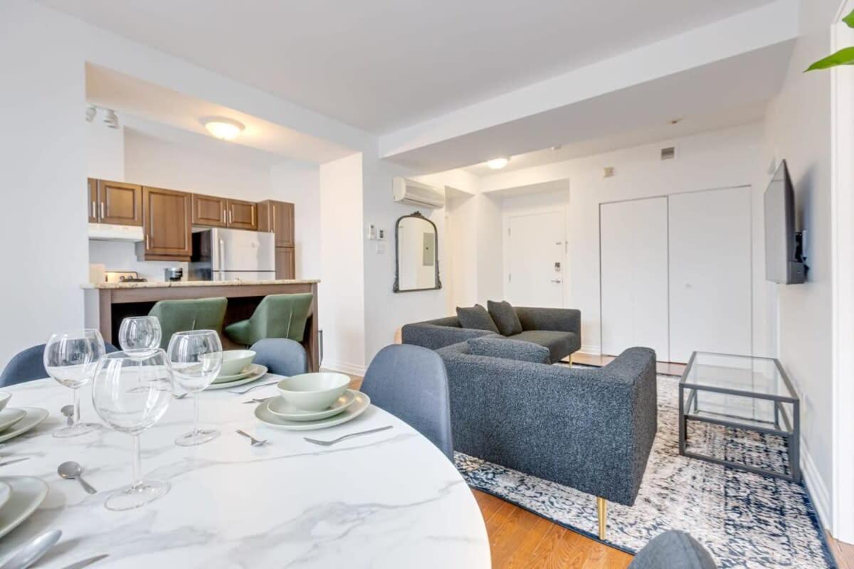 Ferienwohnung M11 Gorgeous Bright Corner 2Br In Heart Of Mtl Montréal Exterior foto