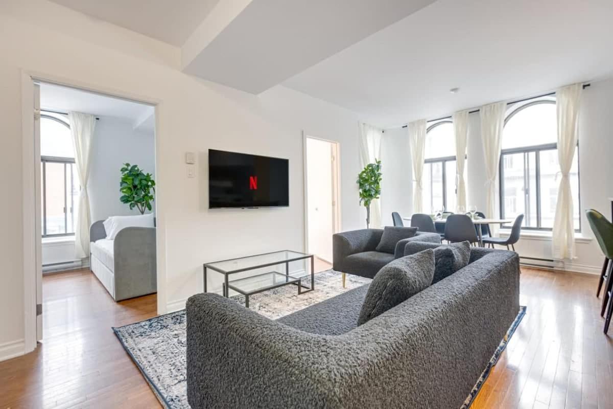Ferienwohnung M11 Gorgeous Bright Corner 2Br In Heart Of Mtl Montréal Exterior foto